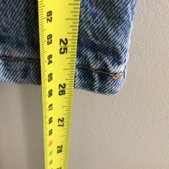 ZARA MOM Wedgie Paper bag taper size 6 12.5” Hi Rise Jeans - Picture 10 of 15